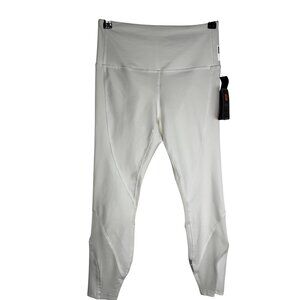 NWT RBX‎ Womens Size Small White Leggings 7/8 Ankle Length Workout Gym Neutral
